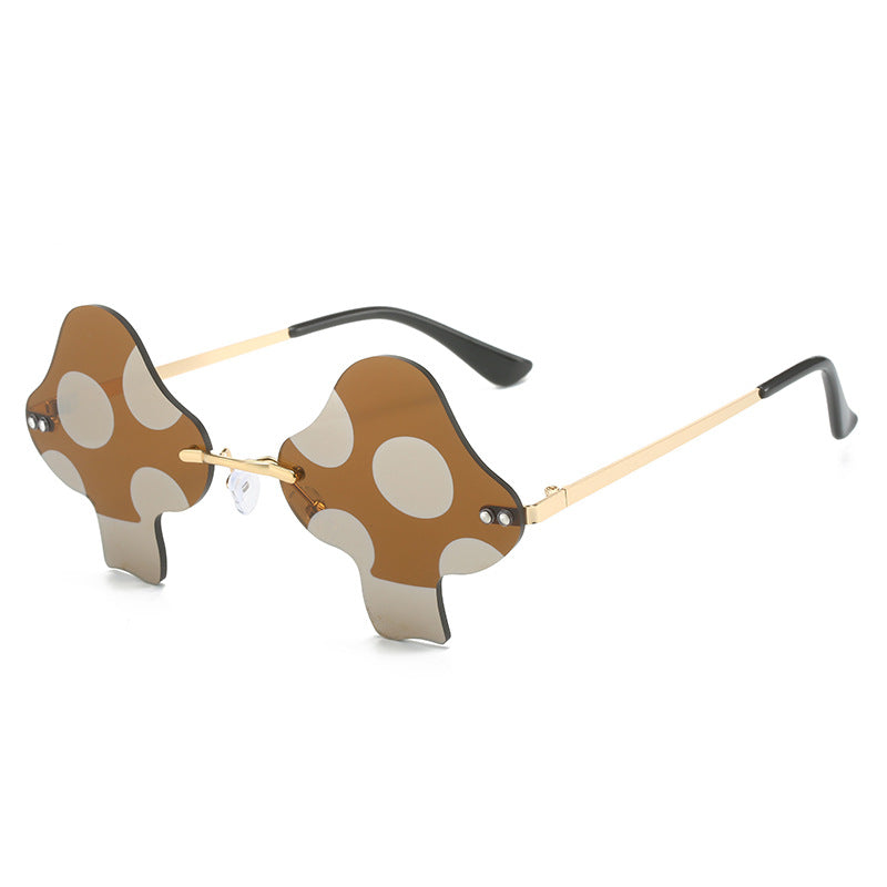 Einzigartige Übergroße Polka Dot Rahmen Sonnenbrille Brehn