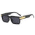 Damen modische Sonnenbrille im innovativen Quadratdesign Brehn
