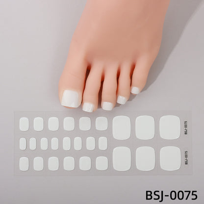 Elegante Fußnagelaufkleber