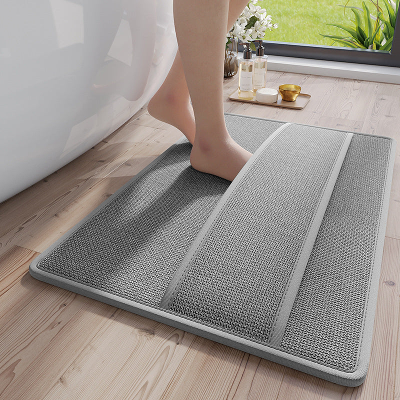 Schnelltrocknende saugfähige Badematte