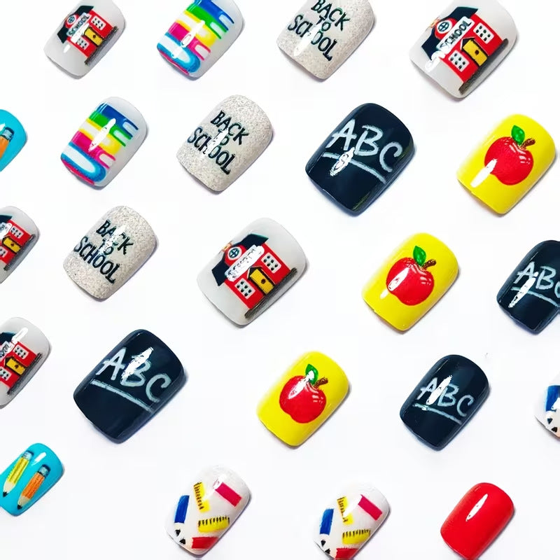 Kreatives Schul-Themen-Nagelkunst-Set Brehn