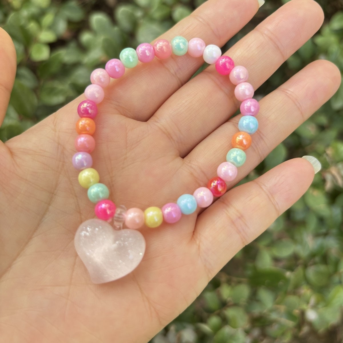 Süßes Armband mit Elefantenanhänger Aus Glas Brehn