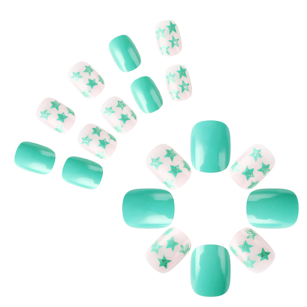Stern-verzierte Gel-Nagelkunst Brehn