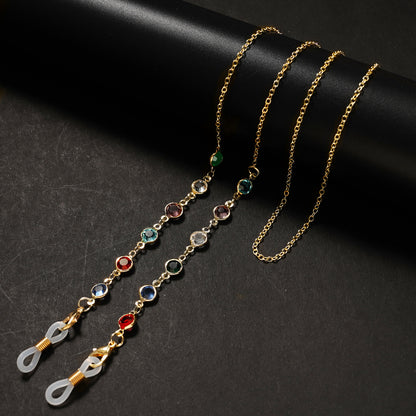 Elegante vergoldete Brillenketten Brehn