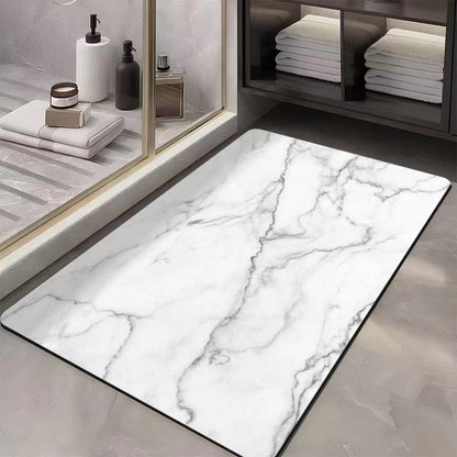 Luxuriöse Marmor Druck Badematte