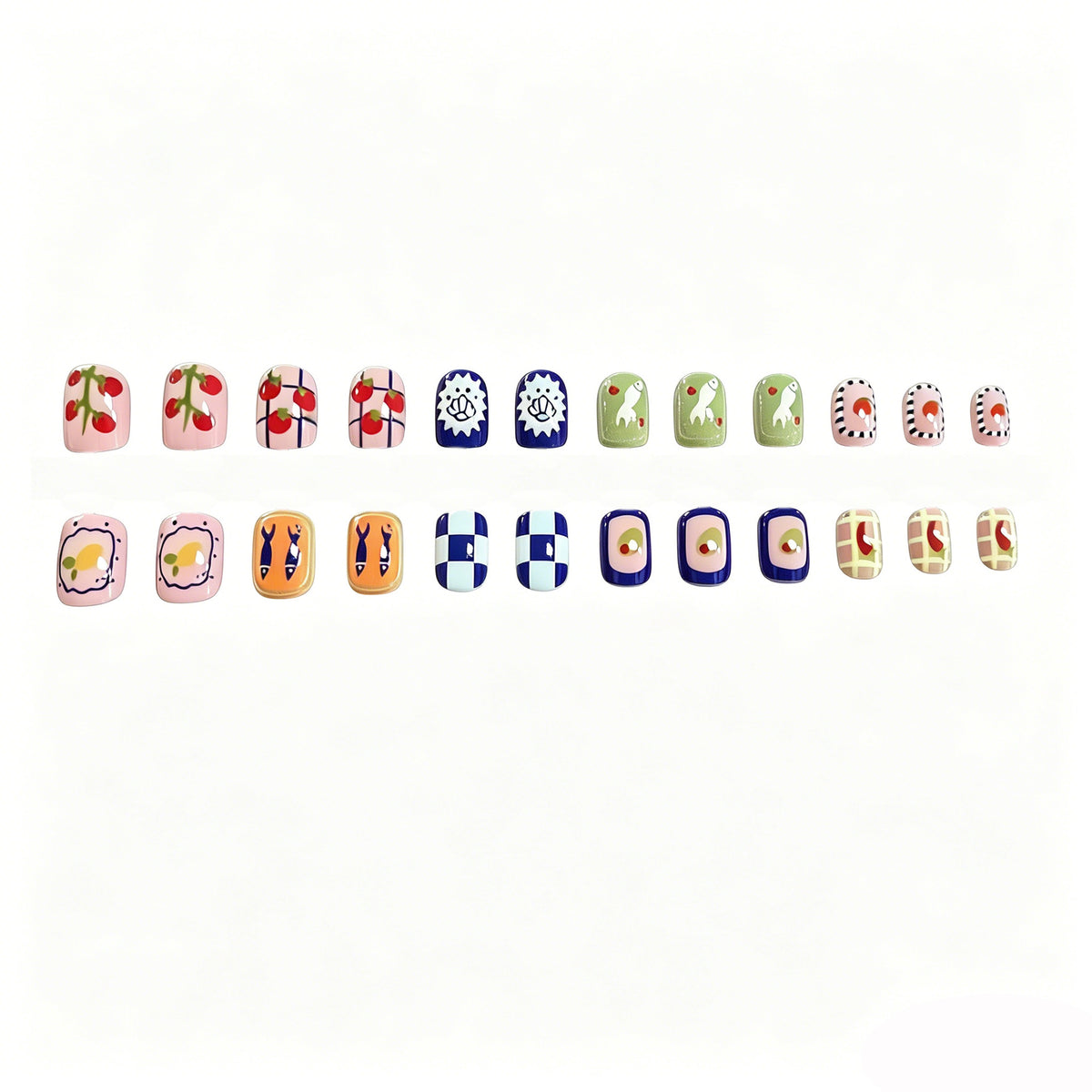 Verspielt Künstlerisches Nageldesign Brehn