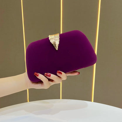 Elegante Samt Abend Clutch