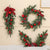 Brehn | Weihnachts 3 PC Set - Girlande, Kranz, Swag Wandhängende Weihnachtsdekoration Set