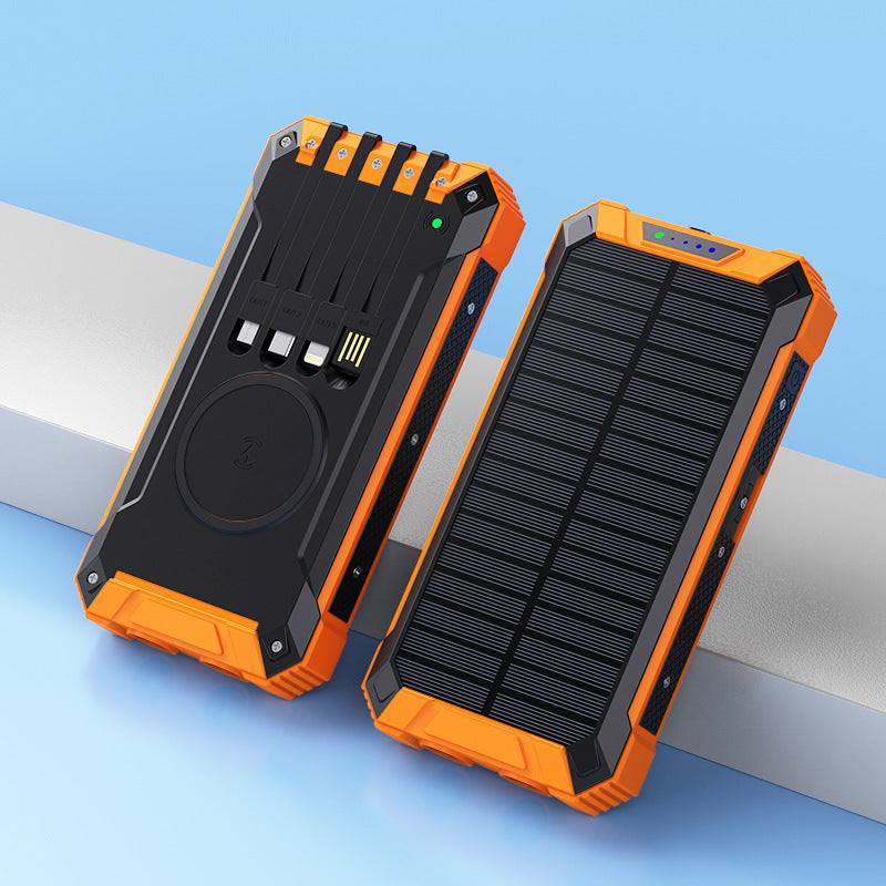 Solarbetriebene Powerbank Brehn