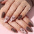 Floral Print Gel Nagelkunst Set Brehn