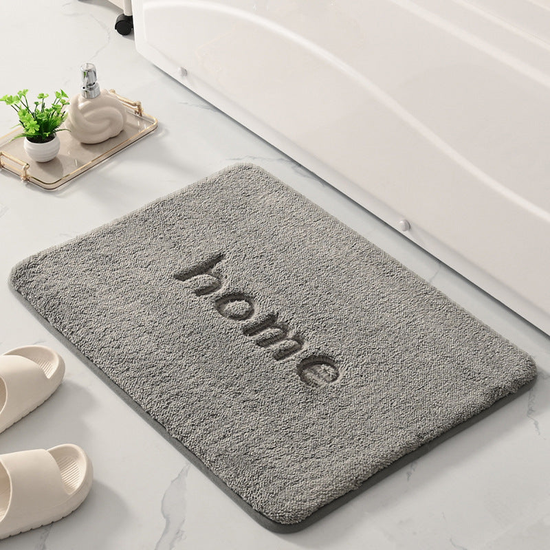 Plüsch Badezimmerteppich mit Home Design Brehn