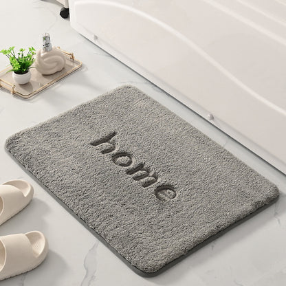Plüsch Badezimmerteppich mit Home Design Brehn