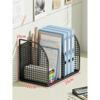 Multi-Ebenen Winkel-Mesh-Schreibtisch Datei- und Ordner-Organizer