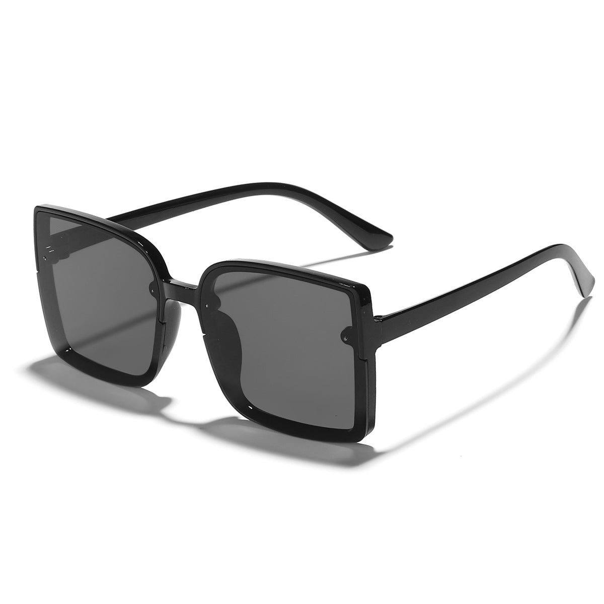 Damen oversized quadratische Sonnenbrille mit modernem Gradienteneffekt Brehn