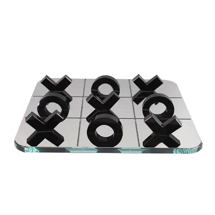 Modernes dekoratives Tic-Tac-Toe-Spiel