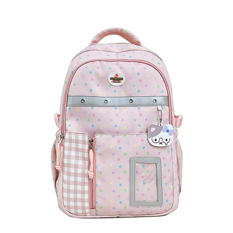 Mehrfach-Taschen gemusterter Rucksack Brehn