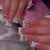 Dekorative Strass-Nagelerweiterungen Brehn