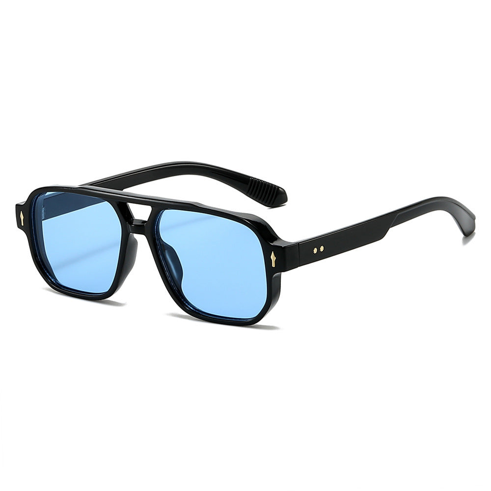 Oversized geometrische Sonnenbrille mit verbesserter UV-Schutz Brehn