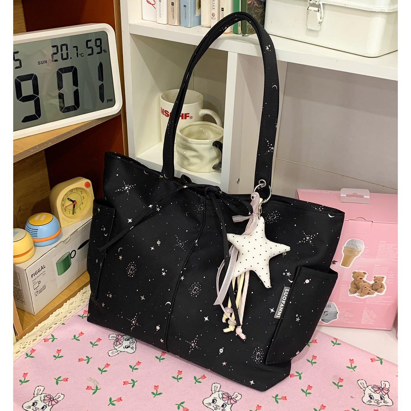 Chic Mehrfach-Taschen Tote Bag Brehn