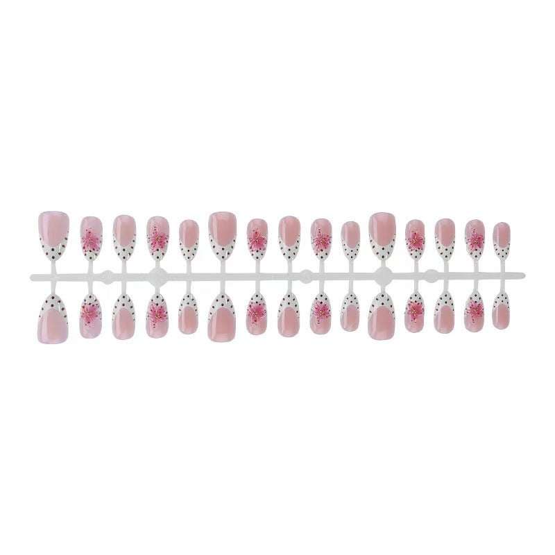 Floral Design Press-On Nail Art Set Brehn
