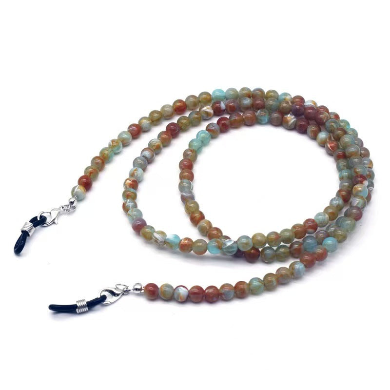 Perlenbrille Kette mit robusten Clips Brehn