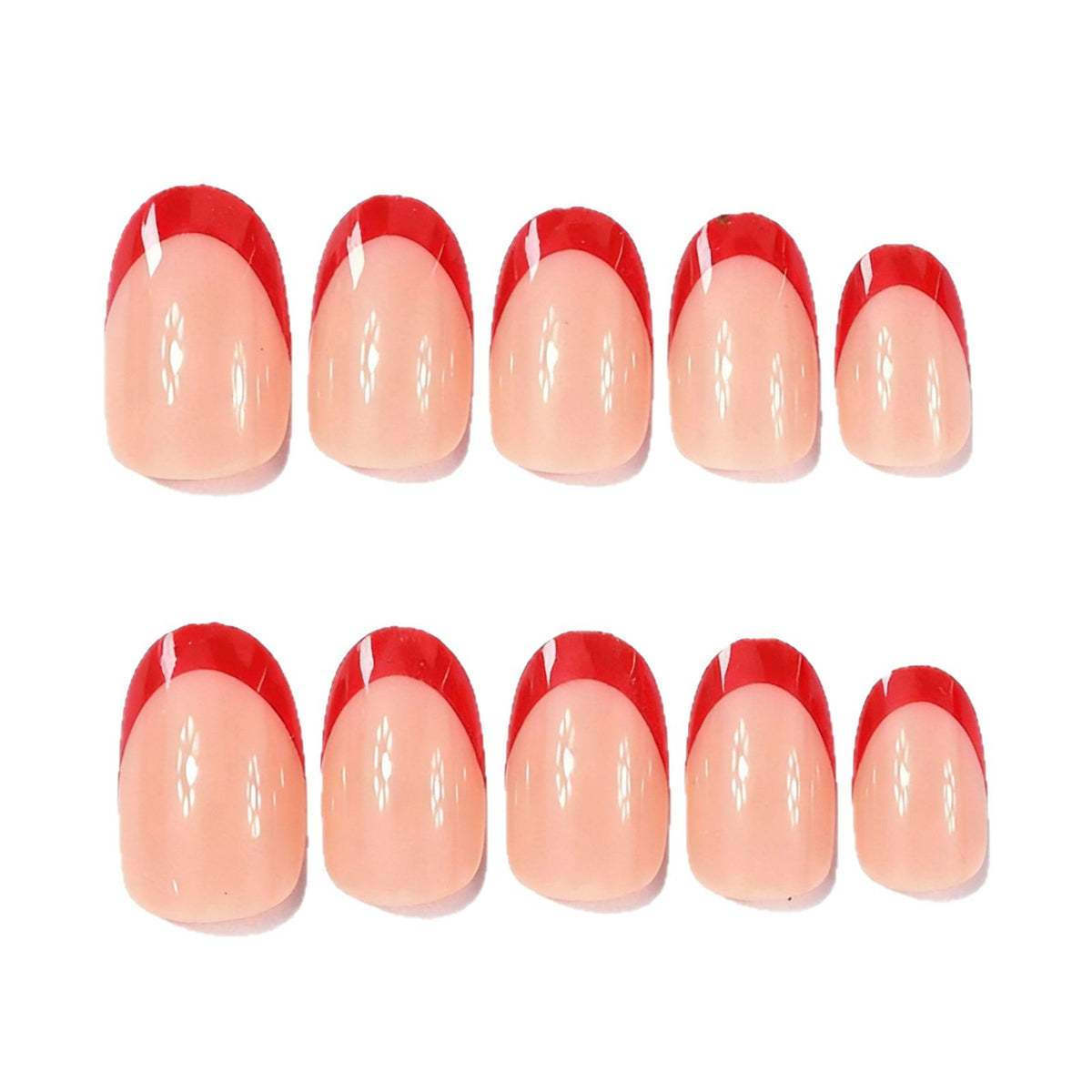 Elegantes französisches Spitzen-Nagelset Brehn