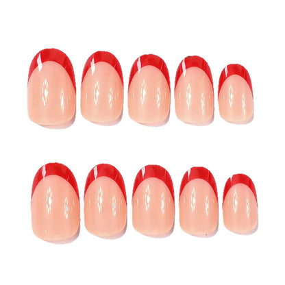 Elegantes französisches Spitzen-Nagelset Brehn