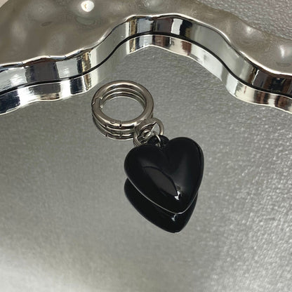 Herzförmiger Charm Schlüsselanhänger Brehn