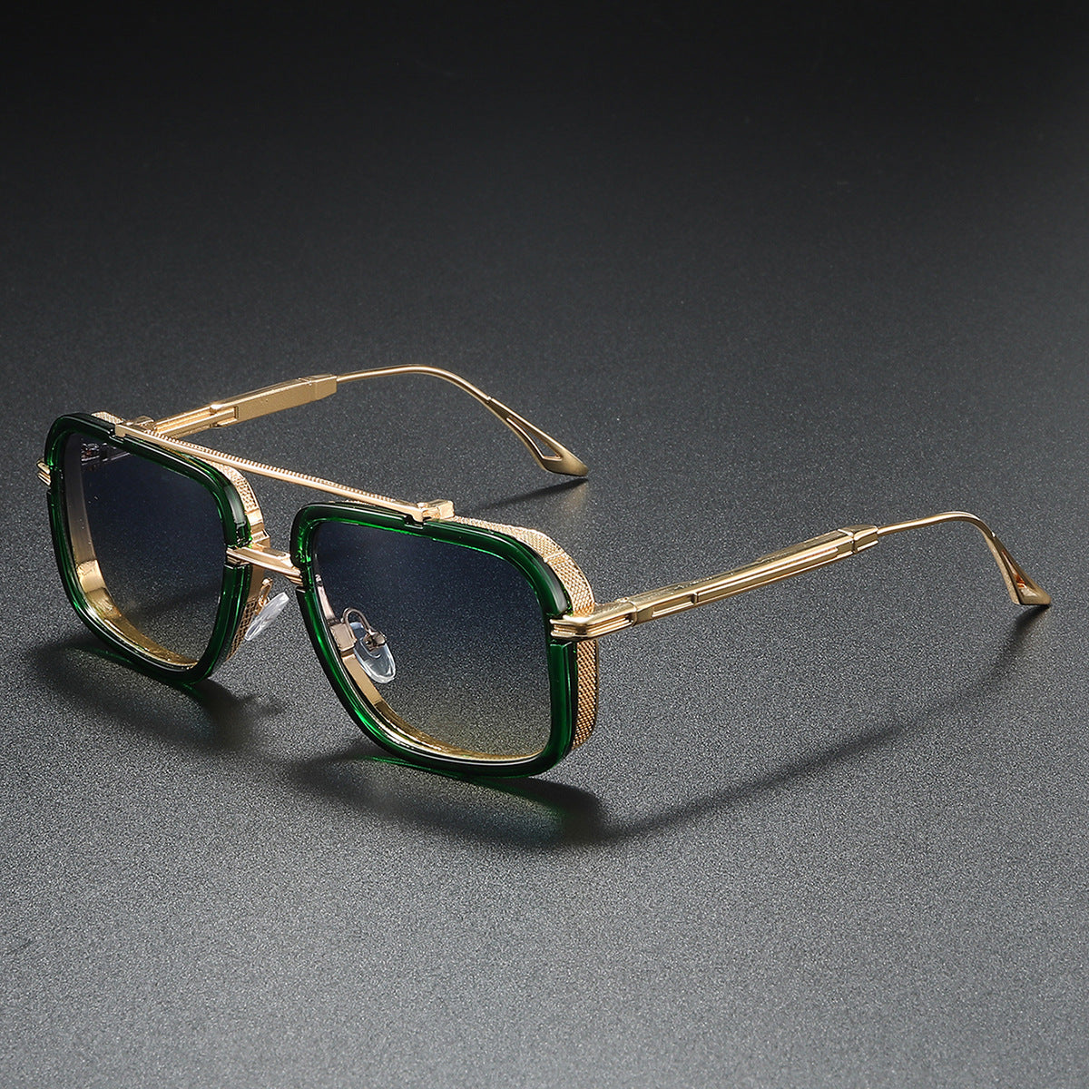 Damen Sonnenbrille mit luxuriösem Metallrahmen und stylischen Details Brehn