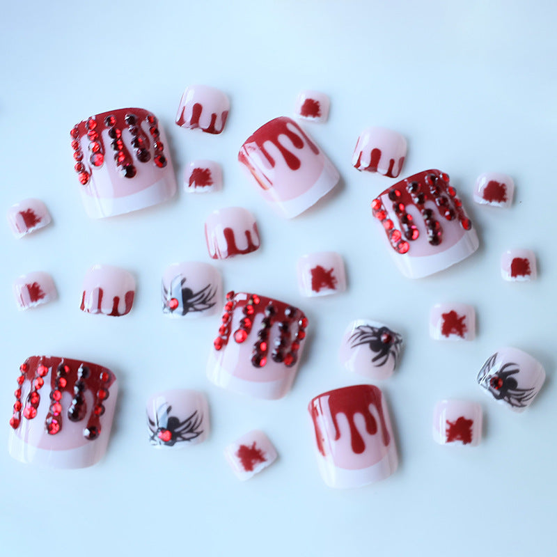 Halloween-Themen Dekorative Nagelkunst Set Brehn