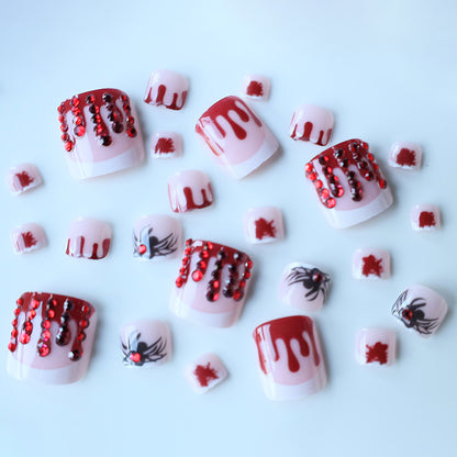 Halloween-Themen Dekorative Nagelkunst Set Brehn