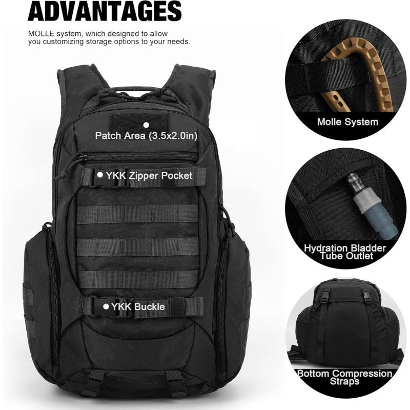 Taktischer Outdoor-Rucksack mit mehreren Fächern Brehn