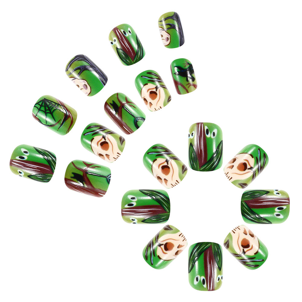 Künstlerisches Botanisches Nail Art Design Brehn