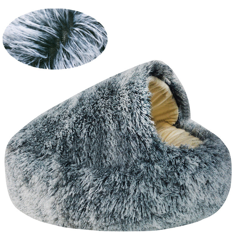 Gemütliches Plüsch-Hundebett