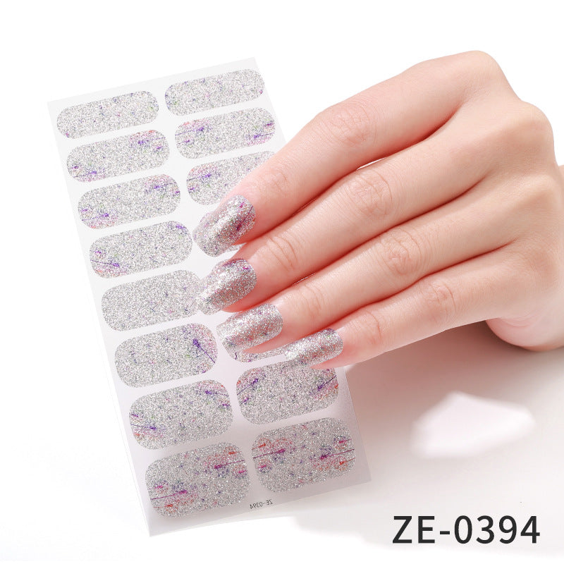 Glitter Ombre Nagelfolien