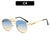 Vintage Aviator Shield Sonnenbrille Klassischer Look