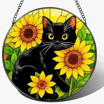 Buntglas Hund Kunst Wandbehang Brehn