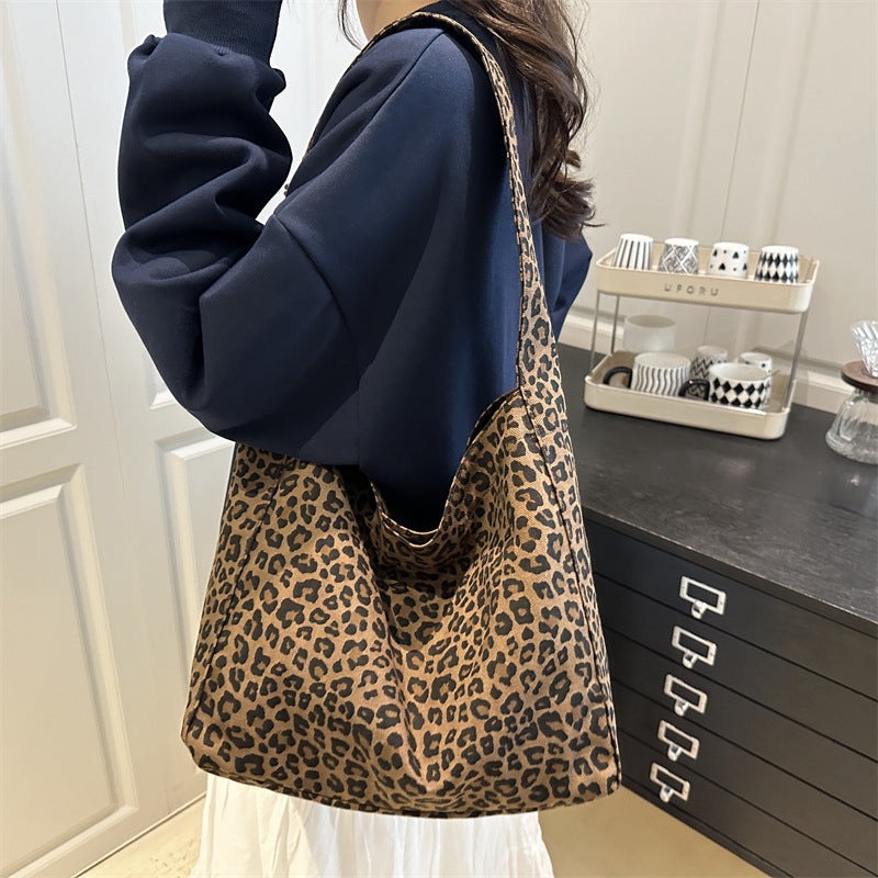 Leopardenmuster Schultertasche
