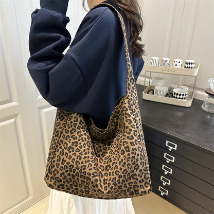 Leopardenmuster Schultertasche