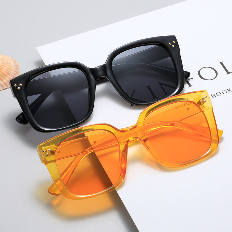 Damen quadratische Sonnenbrille mit innovativem Rahmen und UV-Schutz Brehn