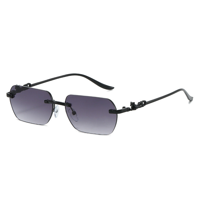 Damen elegante Halbrahmenbrille mit schmückenden Details Brehn