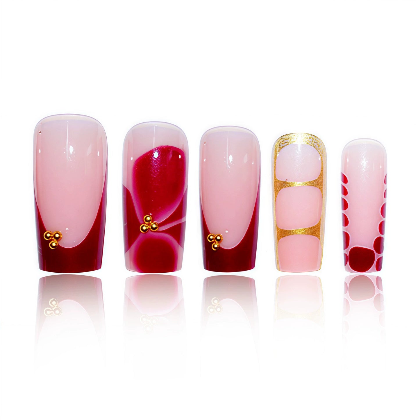 Dekorative Nail Art Extensions Brehn