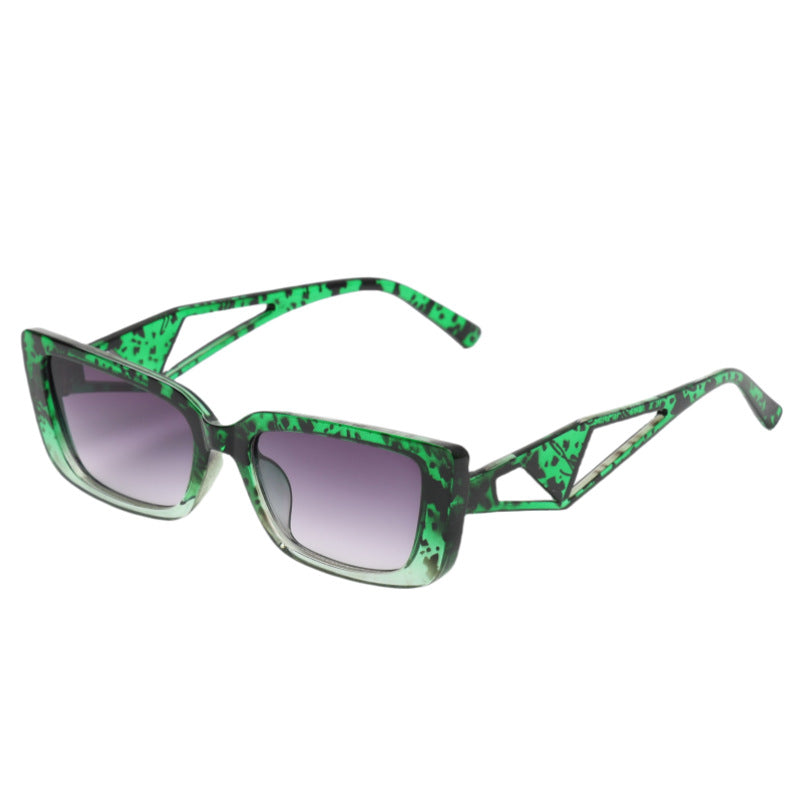 Damen quadratische Sonnenbrille mit innovativem Designelement Brehn
