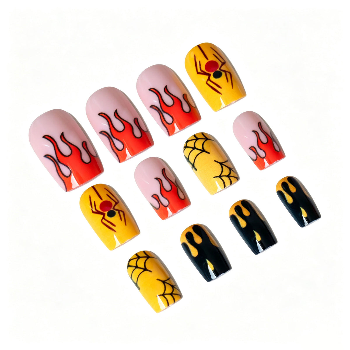 Kreatives Halloween-Themen-Nagelkunst-Set  1790957681