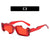 Avant-Garde Futuristic Shield Sonnenbrille