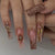 3D Floral Art Acryl Nagelverstärkungen Brehn