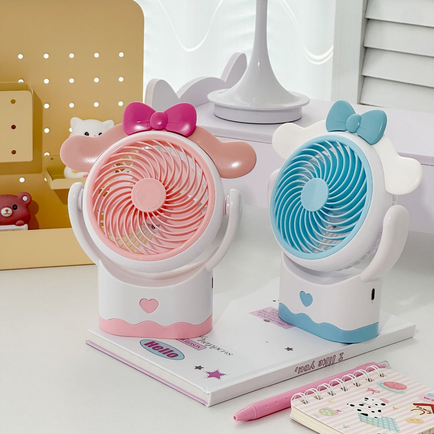 Unisex Tragbarer Mini Handventilator im niedlichen Tierdesign Brehn