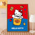 Hello Kitty-inspirierte Cartoon-Wandkunst Druck Brehn