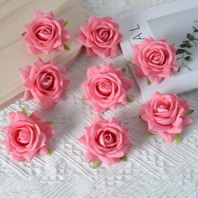 Elegante Stoff-Rosen-Haarspange