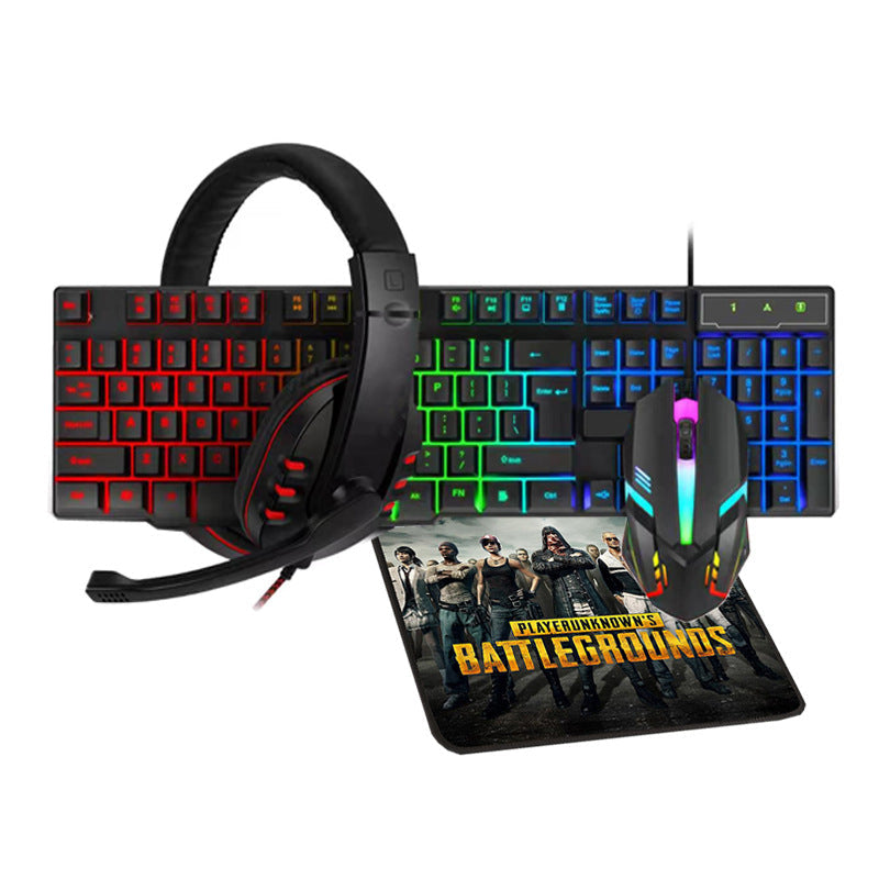 Gaming-Headset, Tastatur, Maus und Mauspad-Set Brehn